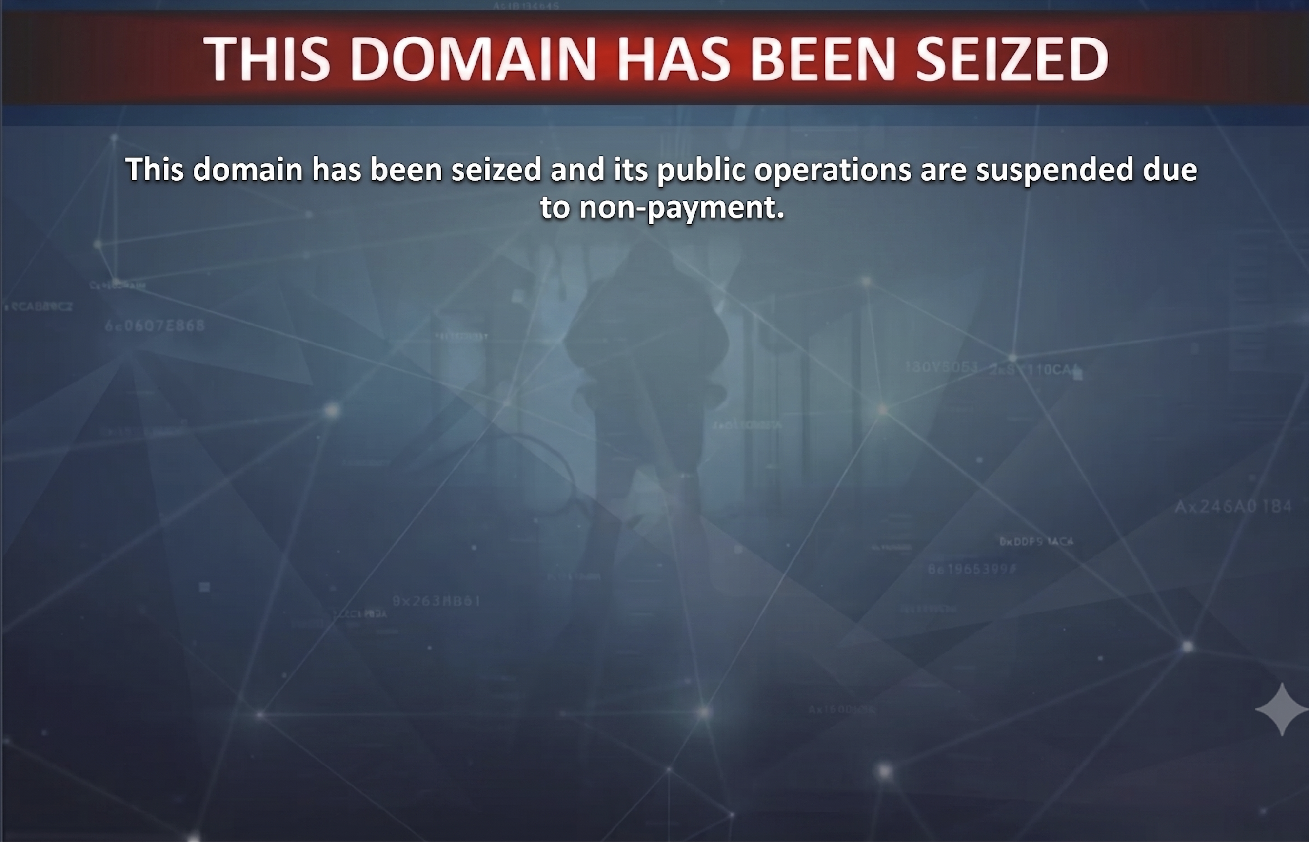 Notice of suspension